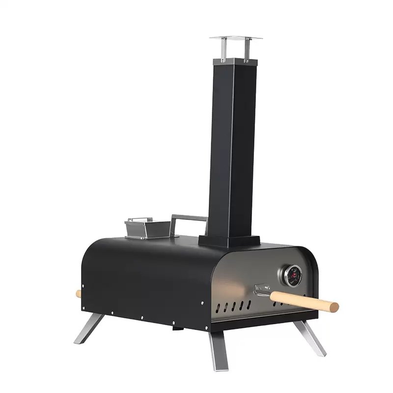 Открытая портативная чугунная печь для пиццы