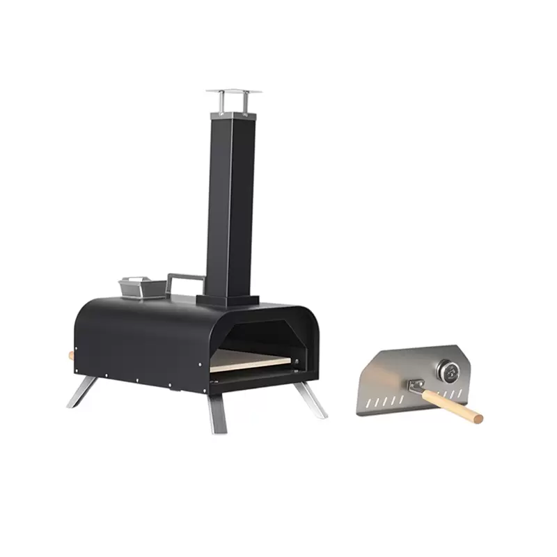 Открытая портативная чугунная печь для пиццы