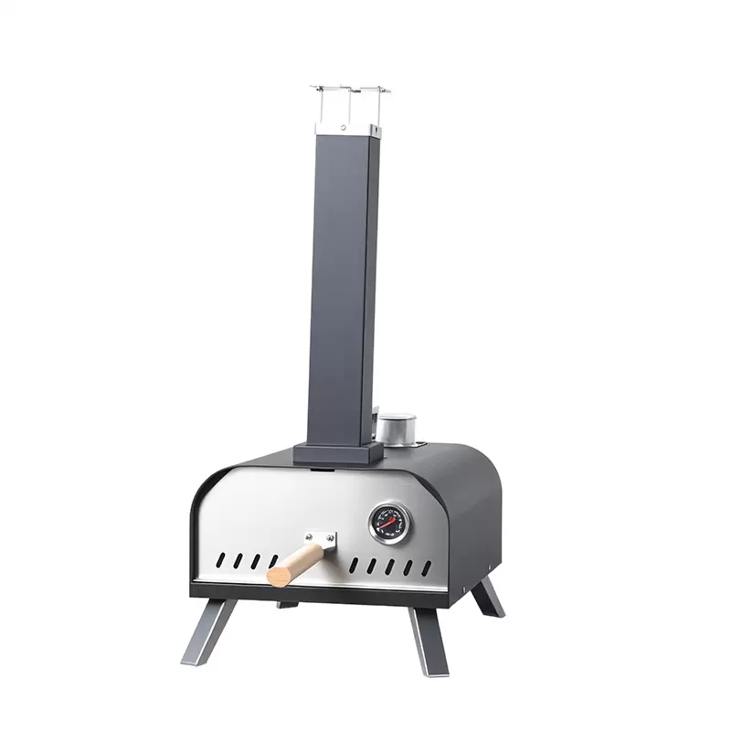 Открытая портативная чугунная печь для пиццы