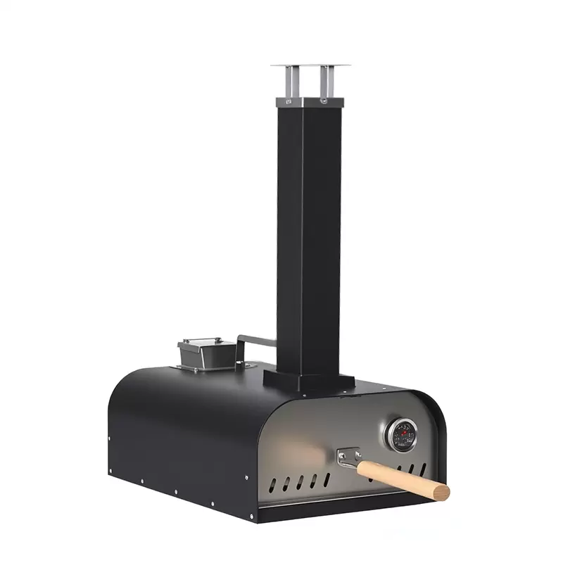 Открытая портативная чугунная печь для пиццы