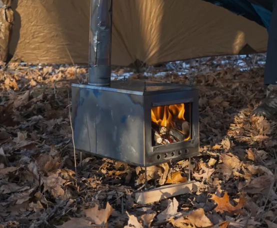 Сверхлегкая складная палаточная печь весом до 15 фунтов