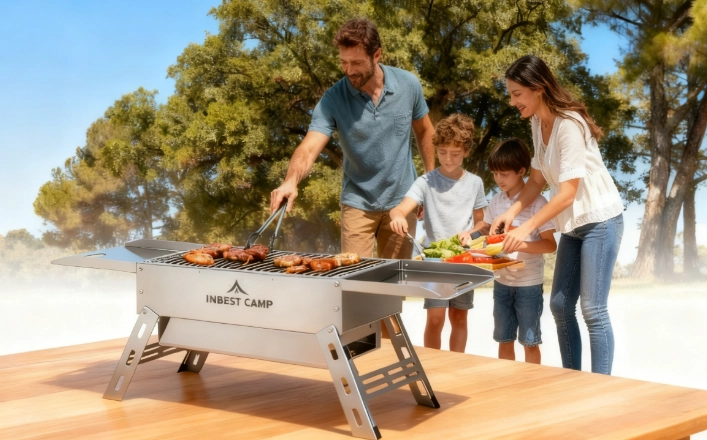 Как выбрать лучшего производителя ODM-грилей для кемпинга в Китае: сертифицированные конструкции, патентная защита и глобальное складирование от INBESTCAMP