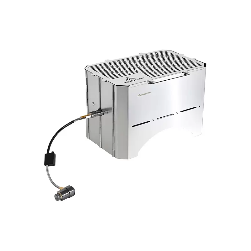 Складной газовый угольный гриль-барбекю