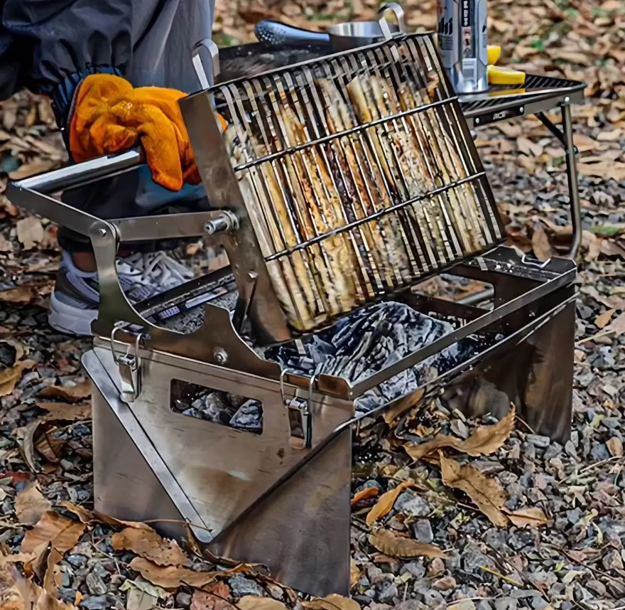 универсальный складной гриль для барбекю