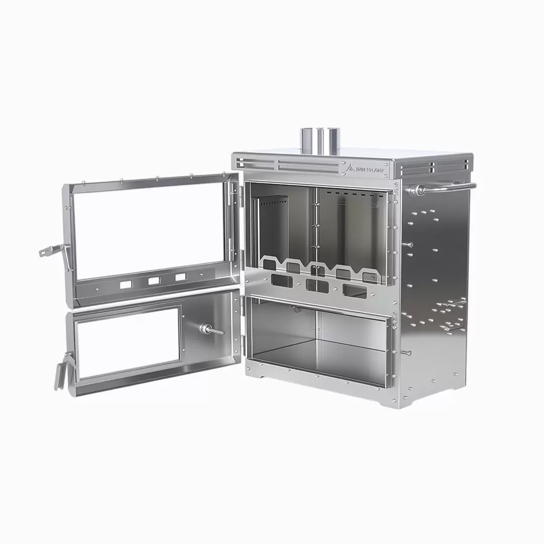 Многофункциональная походная плита из нержавеющей стали