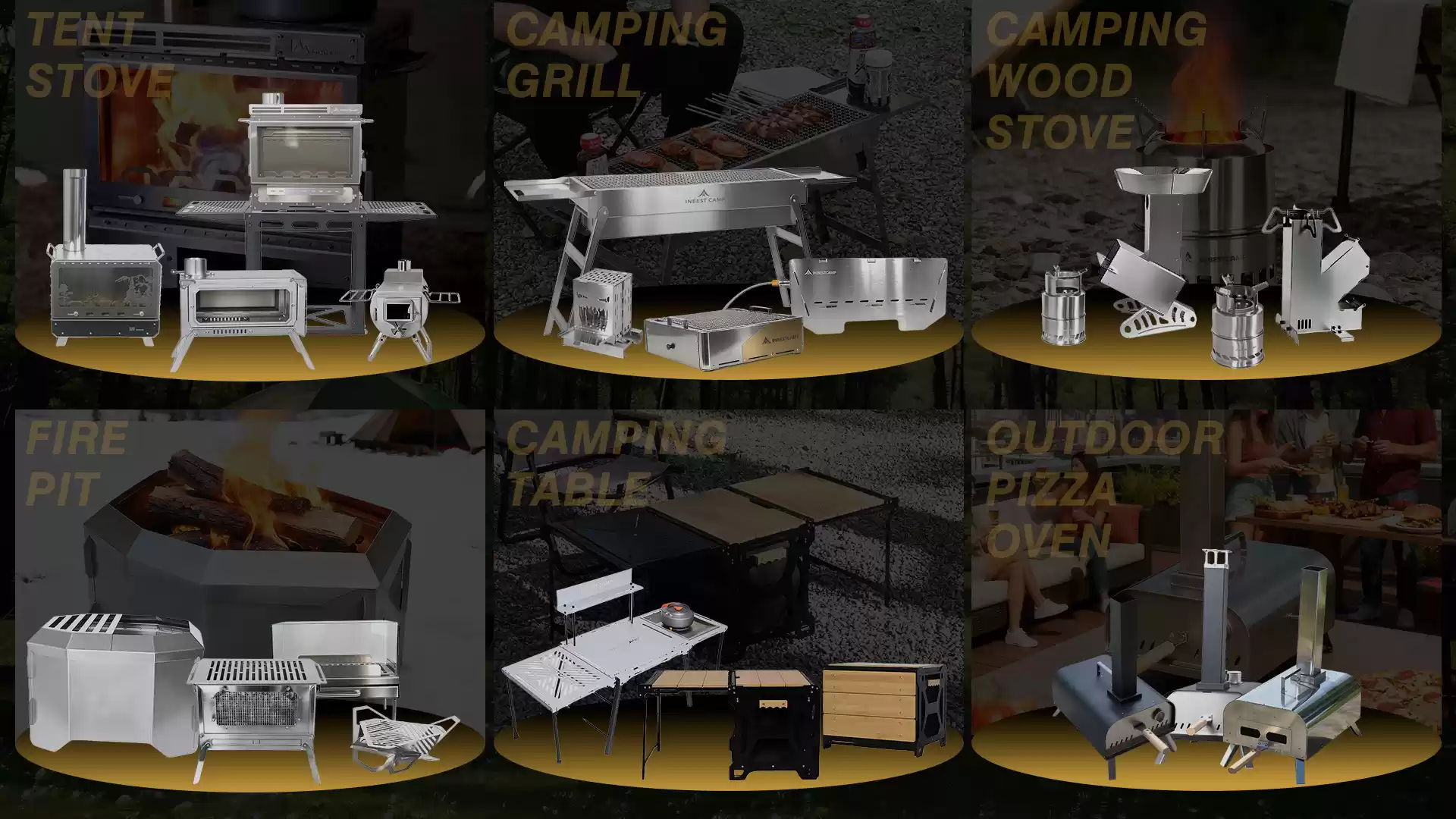 Уличные дровяные печи, грили и кострища