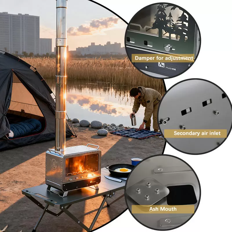 Компактная походная плита для палатки