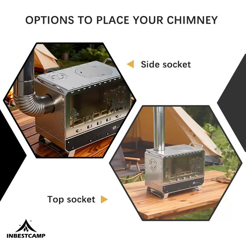 Портативная походная дровяная печь