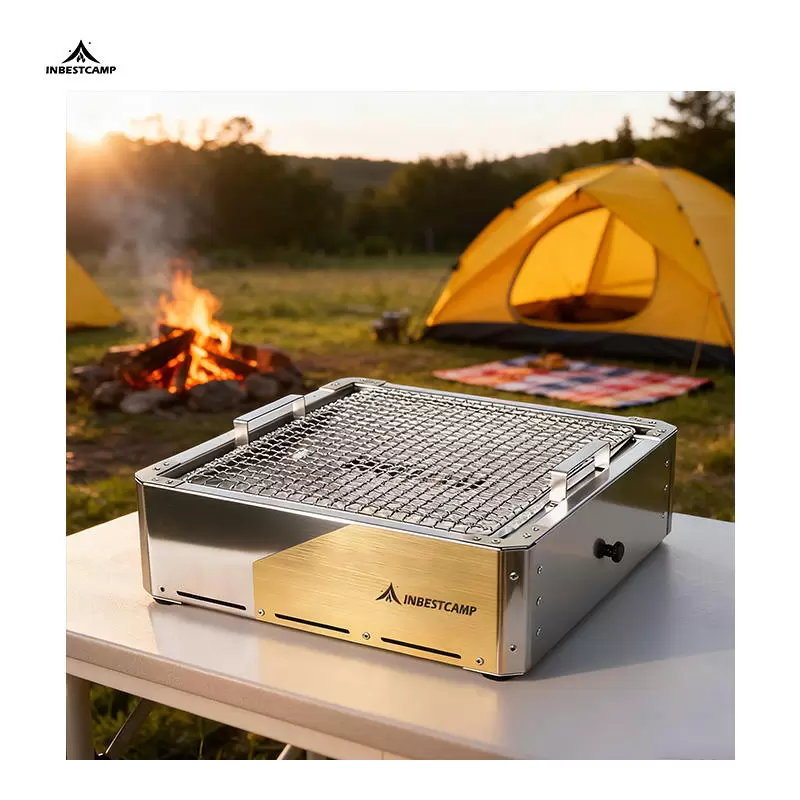 Портативный гриль-сковорода Портативный гриль-сковорода