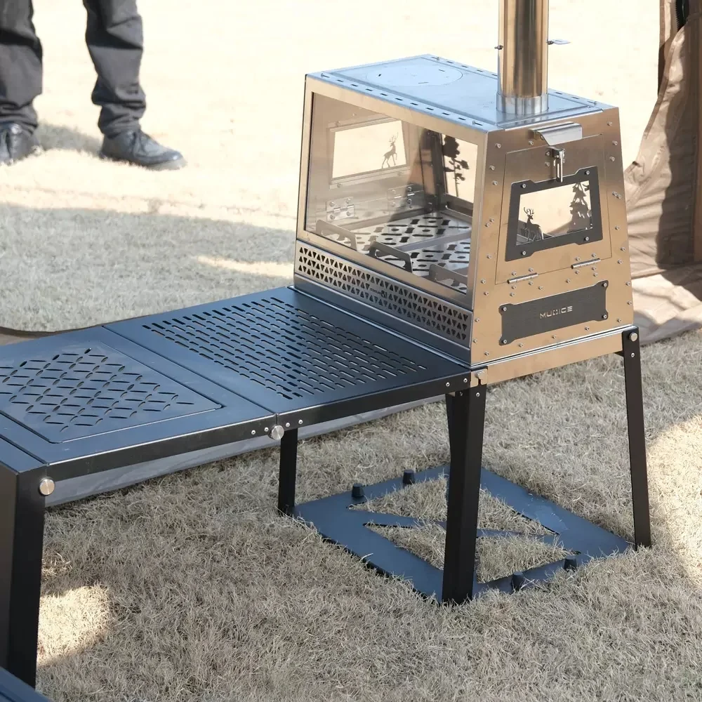 Завод по производству компактных дровяных печей для палаток и эволюция систем отопления на открытом воздухе.